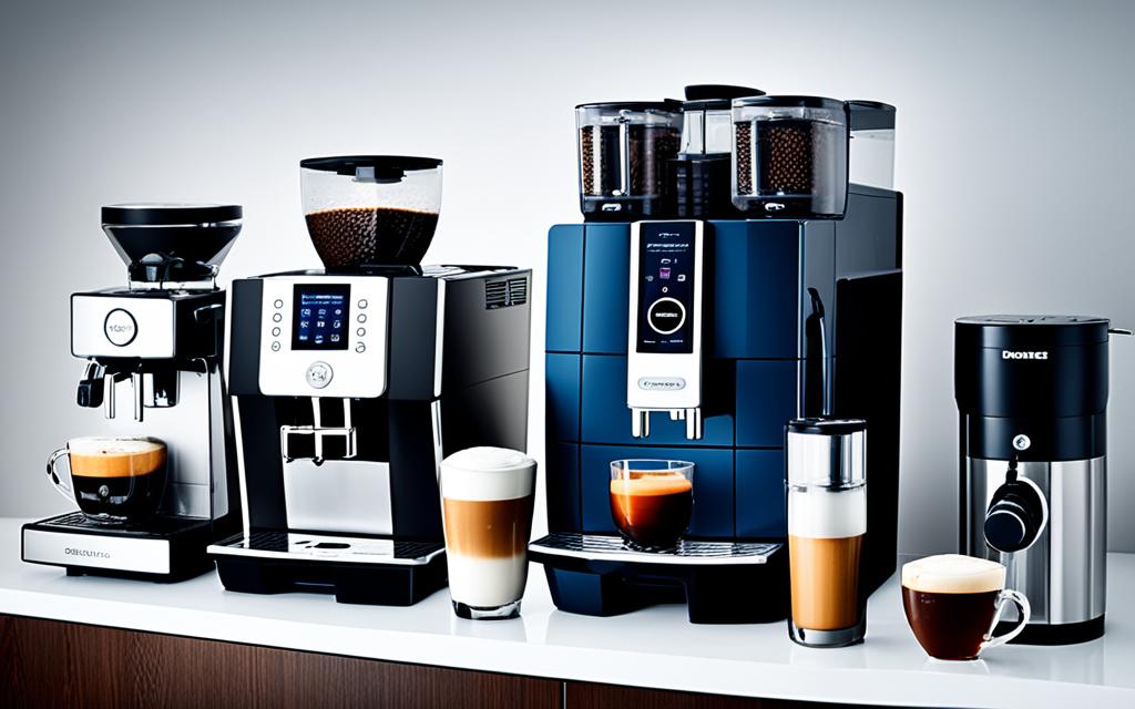 máquinas de café e suas funções