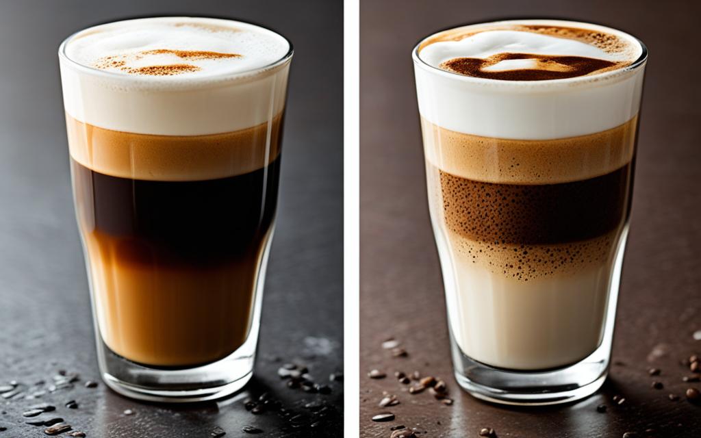 Café gelado vs. Café quente