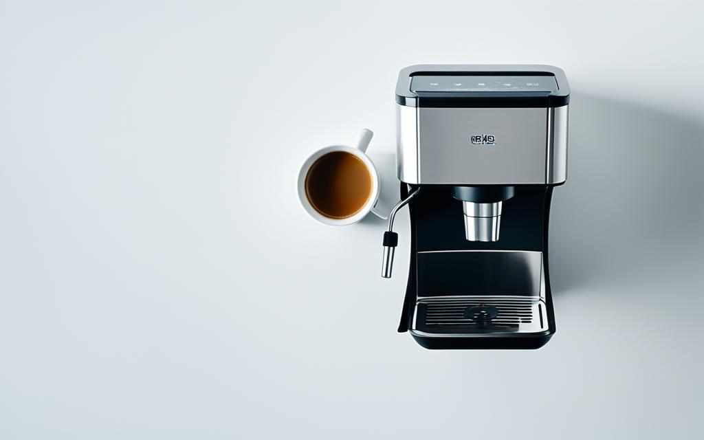 Imagem de uma cafeteira para café instantâneo
