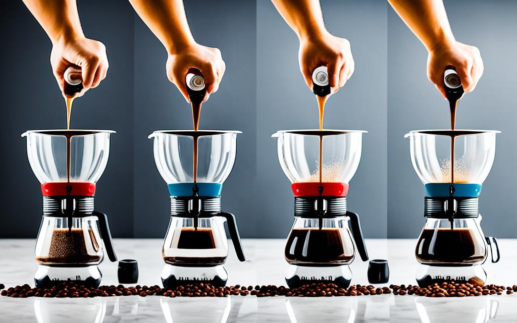 métodos de preparo de café