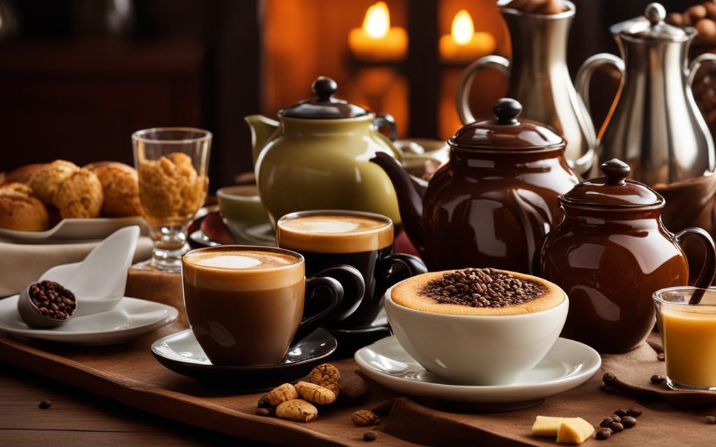 receitas de café para grandes famílias e encontros sociais